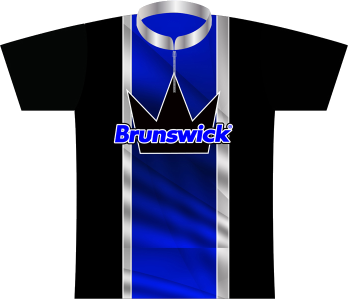 Brunswick Blue Stripe Dye Sublimated Jersey - Shirt (696x598), Png Download