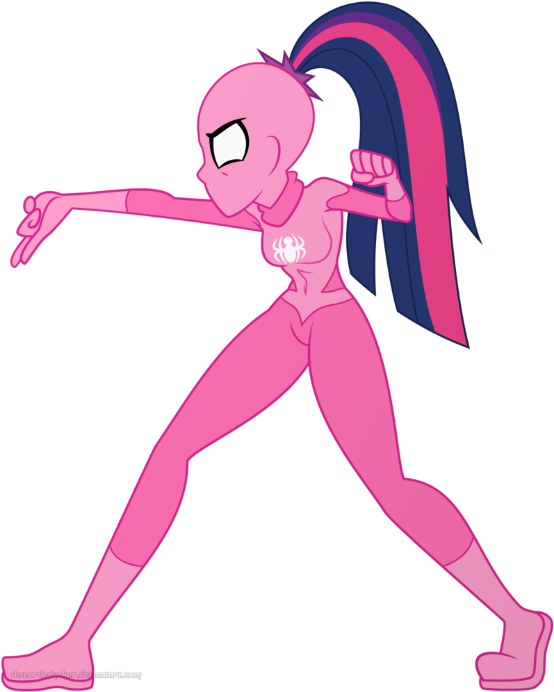 Discorded Joker, Crossover, Equestria Girls, Female, - Twilight Sparkle (936x1024), Png Download