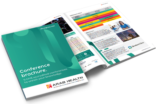 Arab Health Exhibition And Congress Jan Arab Emirates - Arab Health Brochure Pdf (541x373), Png Download