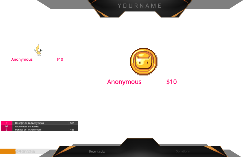 Tipeeestream Scene - Fix Layout - Layout Pronto Para Stream (960x540), Png Download