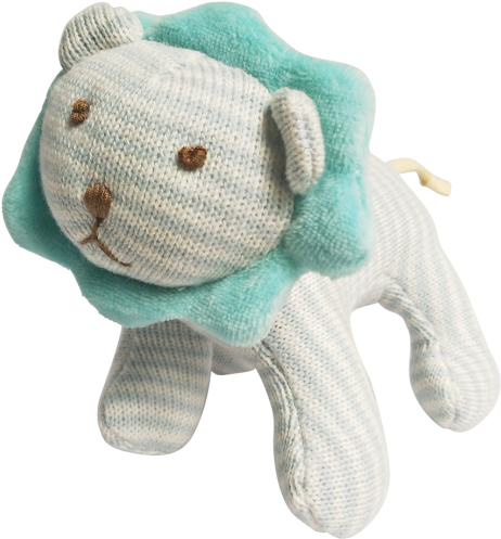 Lion Blue Stripe 21cm - Lion (500x500), Png Download