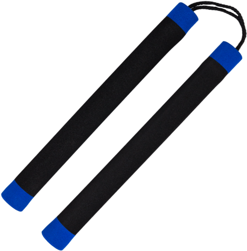 Blue Stripe Foam Nunchaku - Blitz Junior Foam Cord Nunchaku (600x600), Png Download