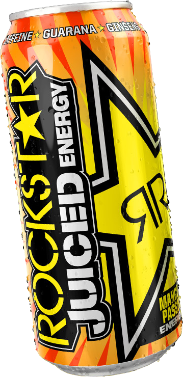 Delicious - Rockstar Energy Juiced Mango (359x740), Png Download