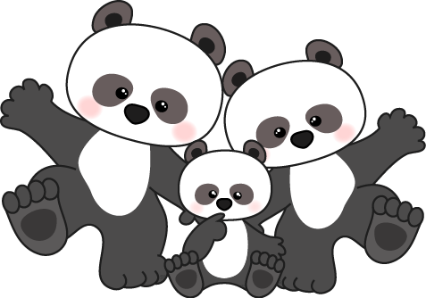 Clipart Panda (477x334), Png Download