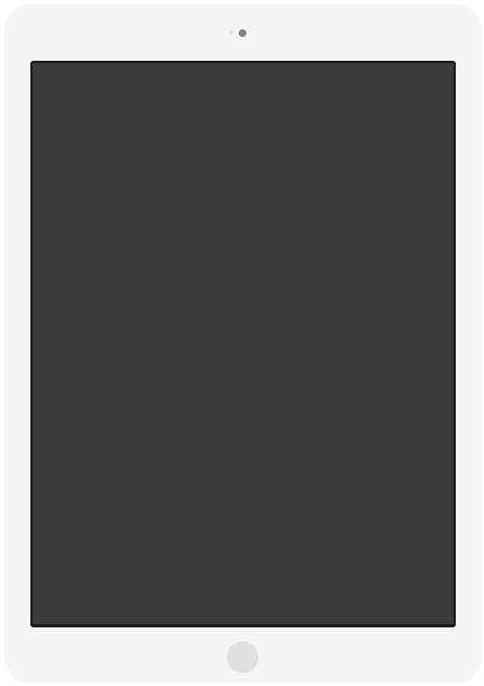 Flat-tablet - Flat Tablet Png (500x681), Png Download