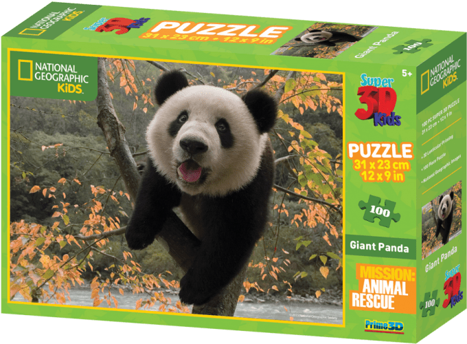 Ngk Giant Panda - National Geographic Animal Rescue Giant Panda Super (700x528), Png Download