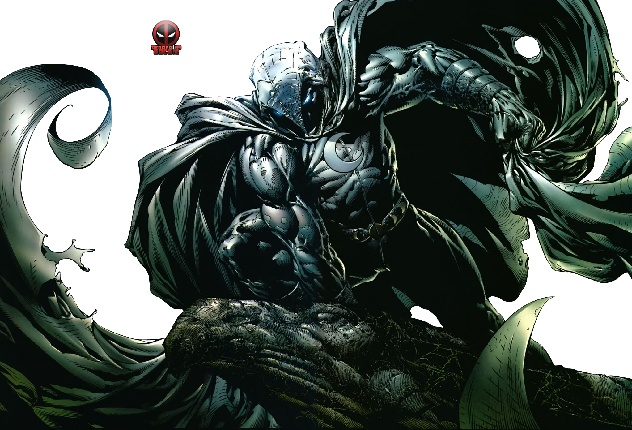 I Thought It Was Moon Knight - Moon Knight Avengers (2045x1390), Png Download