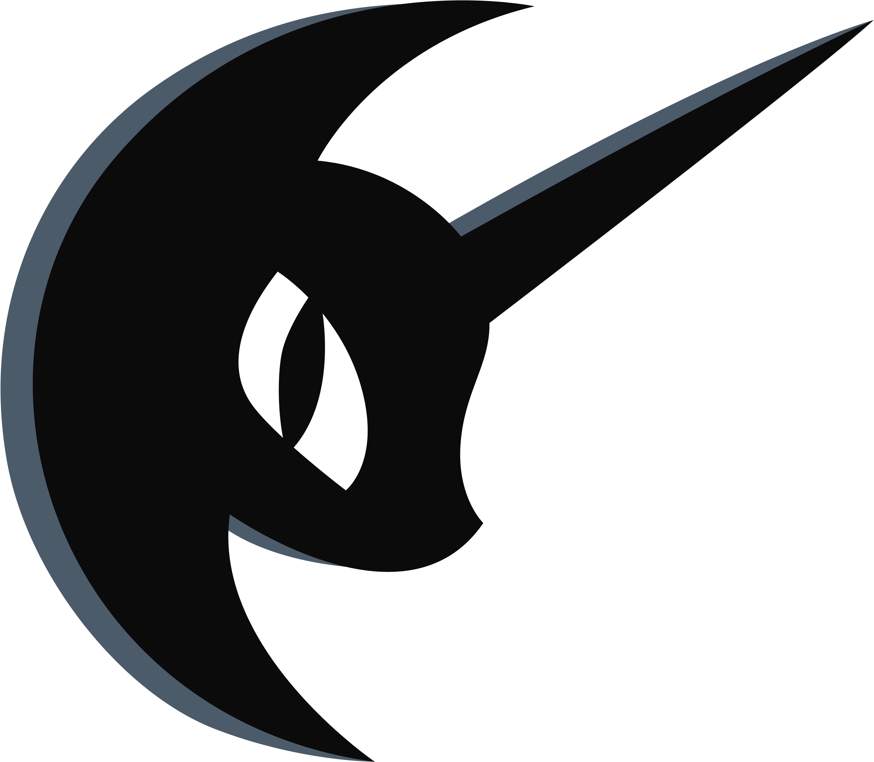 Nightmare Moon Logo Ideas - Mlp Nightmare Moon Logo (3000x2636), Png Download