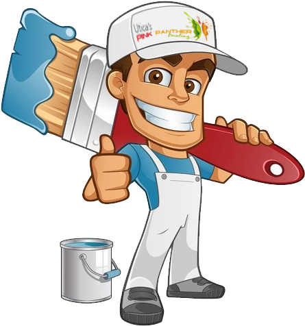 Professional House Painter Rome Ny - Painters Cartoon (500x500), Png Download