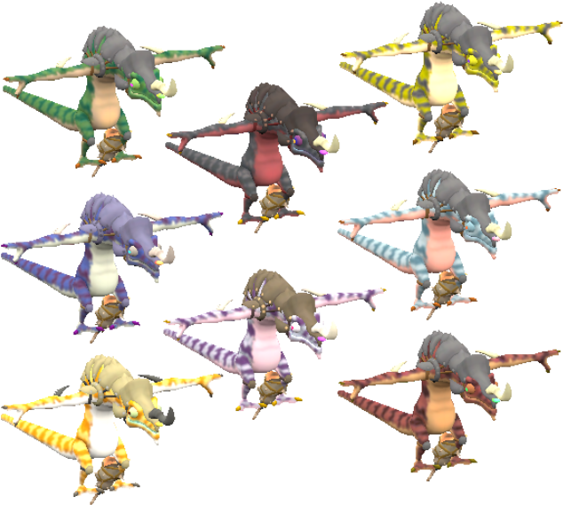 Download Zip Archive - Legend Of Zelda Breath Of The Wild Lizalfos (750x650), Png Download