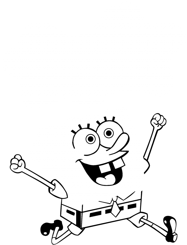 Terrific Black And White Spongebob Pictures Squarepants Spongebob