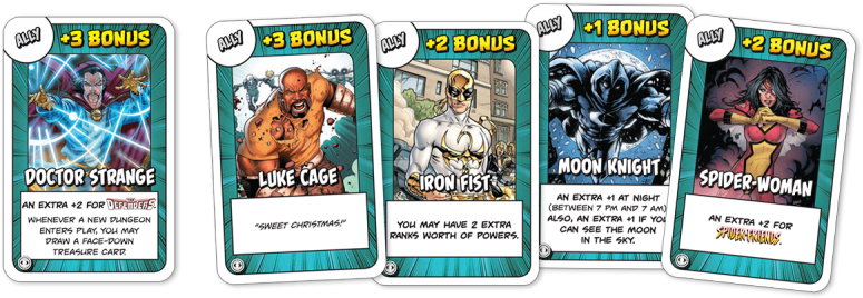 Armor And Weapon Cards Battling Mystical Monsters Requires - Munchkin Marvel 2 Mystic Mayhem (800x345), Png Download