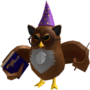 Magic Wizard Owl - Roblox Owl (420x420), Png Download