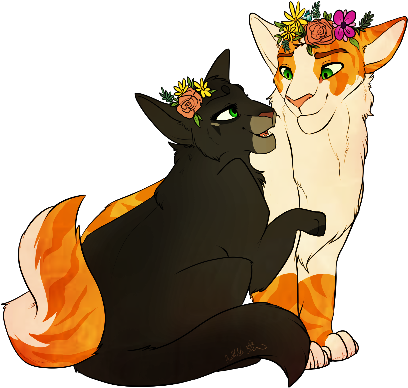 Fallen Leaves - Hollyleaf And Fallen Leaves (2000x1700), Png Download