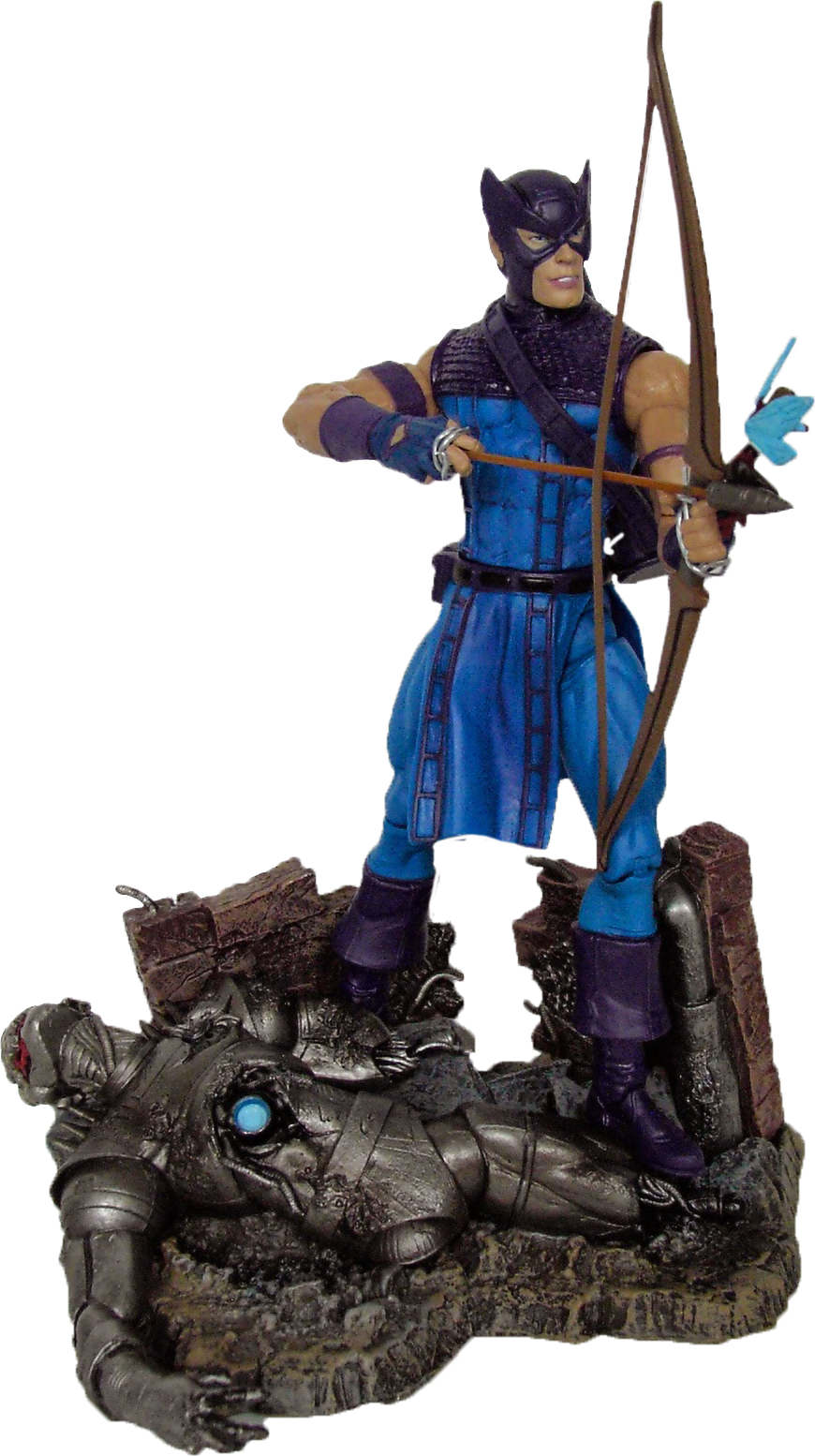 Hawkeye Marvel Select 7” Action Figure - Marvel Select Action Figure (870x1554), Png Download