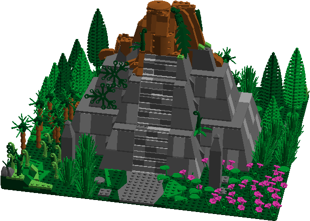 Green Lion Temple - Illustration (1357x612), Png Download