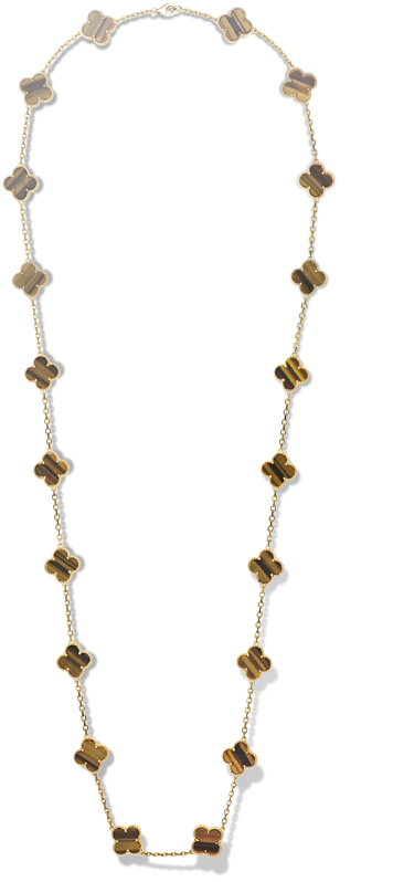 Replica Van Cleef & Arpels Vintage Alhambra Long Necklace - Necklace (875x875), Png Download