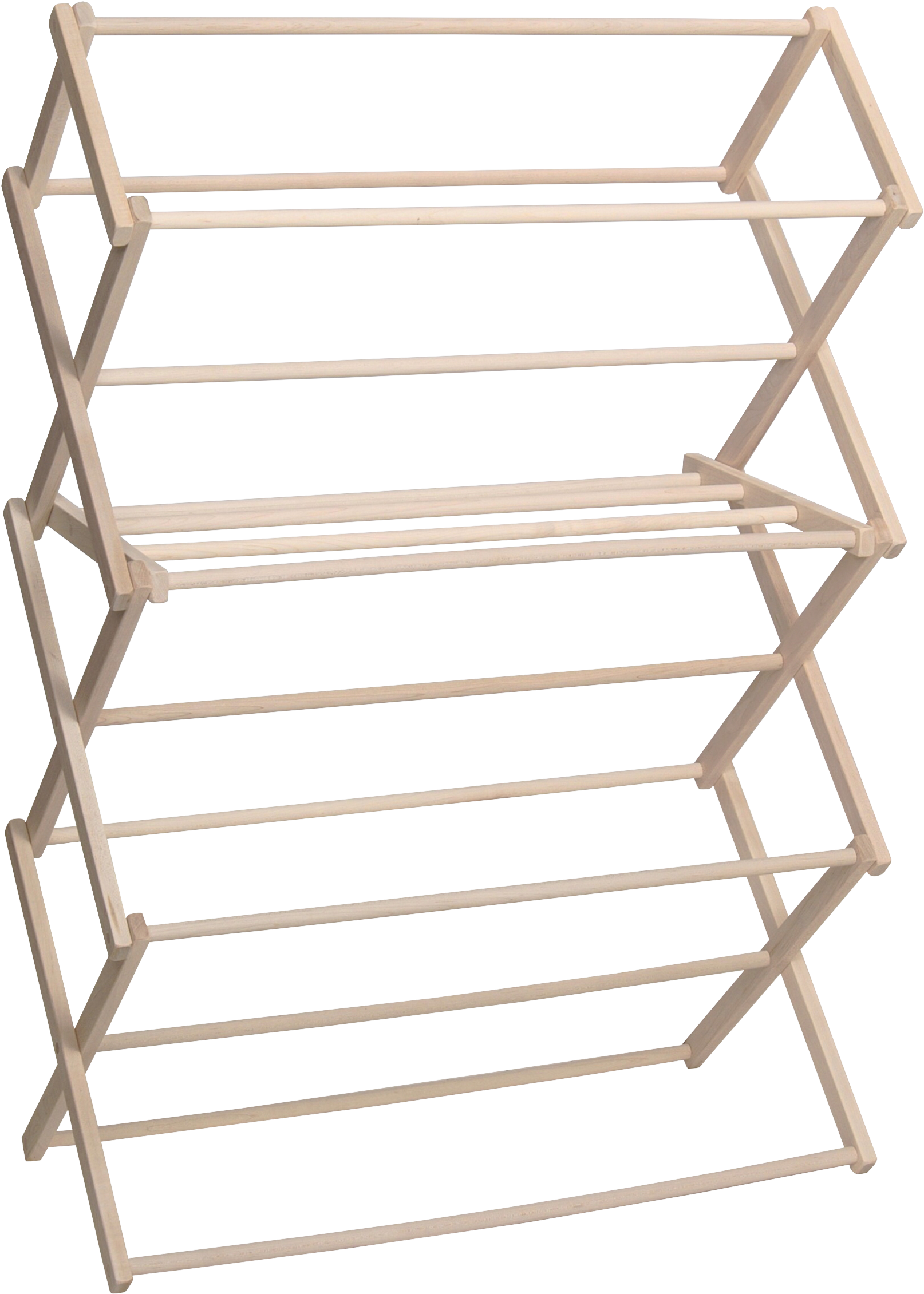 Pennsylvania Woodworks Large Wooden Clothes Drying - Clothes Horse (2380x2984), Png Download