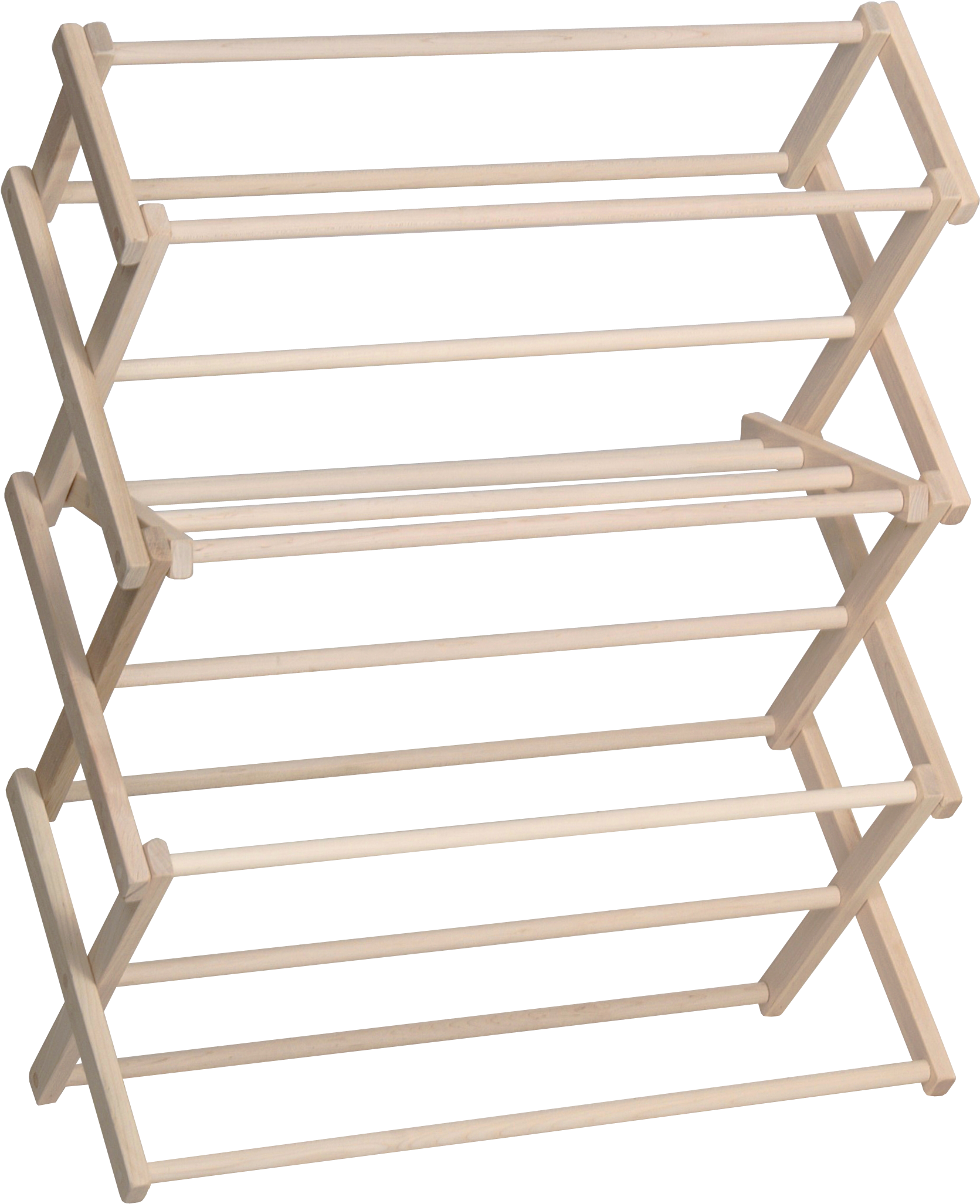 Pennsylvania Woodworks Medium Wooden Clothes Drying (2400x3000), Png Download