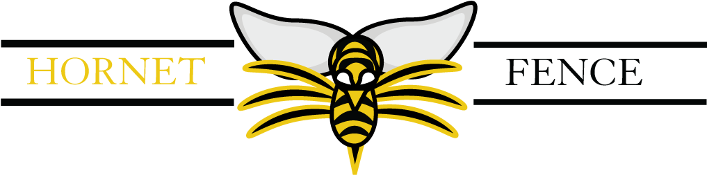 Bold, Modern, Fencing Logo Design For Hornet Fence - Design (1200x600), Png Download