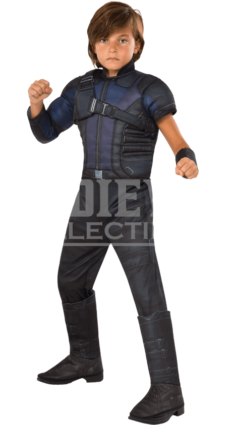 Kids Marvel Civil War Deluxe Hawkeye Costume - Avengers Hawkeye Costume (850x850), Png Download