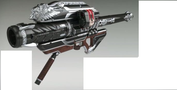 The Iron Gjallarhorn, Available As A Pre-order Bonus - Destiny Rise Of Iron Rocket Launcher (689x352), Png Download