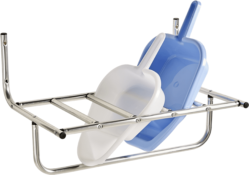 Slipper Pan Supports In Rack - Plastic (853x600), Png Download