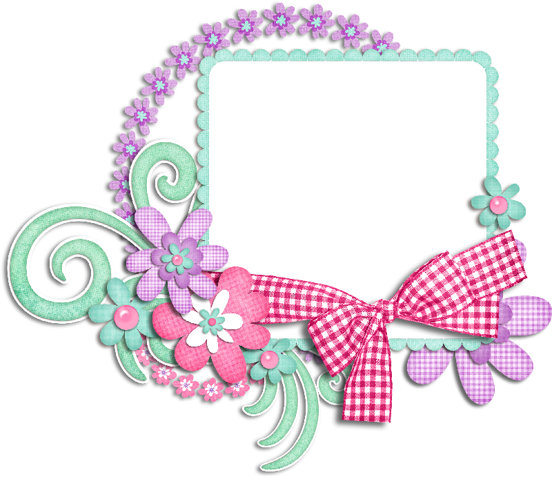 Llegó La Primavera Marcos Ilustraciones Primavera - Arabesco Rosa Feliz Cumpleaños (800x691), Png Download