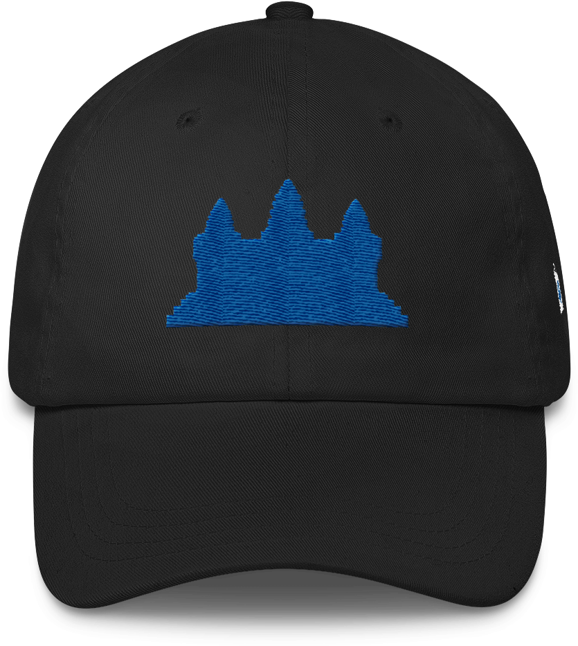 Classic Dad Hat/cap Blue Angkor Wat - Hat (1000x1000), Png Download