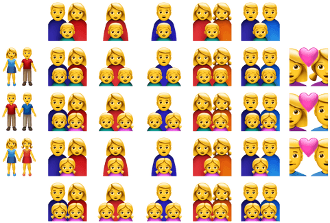 Diverse Family And Relationship Set Ups Get Their Own - Couple Emoji Ios 10 (600x338), Png Download