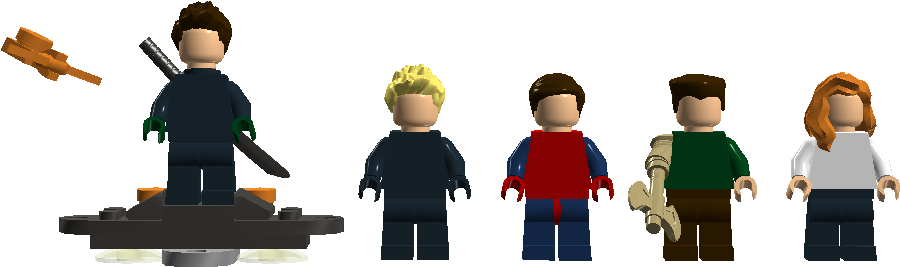 Finalbattlefigs - Lego Spiderman 3 New Goblin (941x314), Png Download