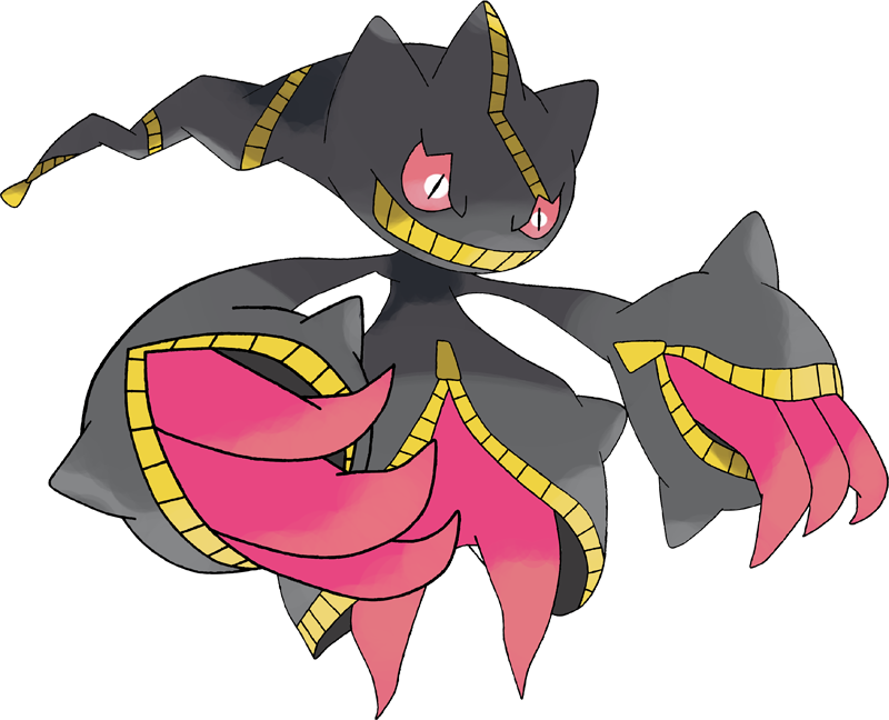 Mega Banette Pokédex - Pokemon Banette (800x648), Png Download