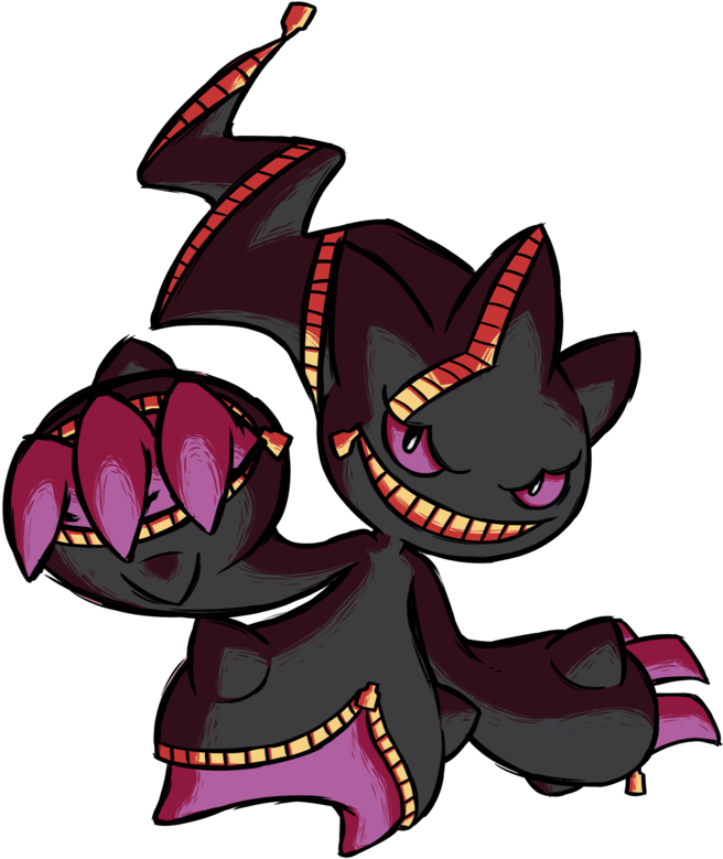 Mischievous Mega Banette By Red-flare - Do Pokémon Mega Banette (800x843), Png Download