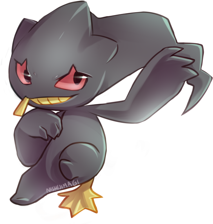 394kib, 878x910, Banette By Glyon-d80mtev - Cute Banette (878x910), Png Download