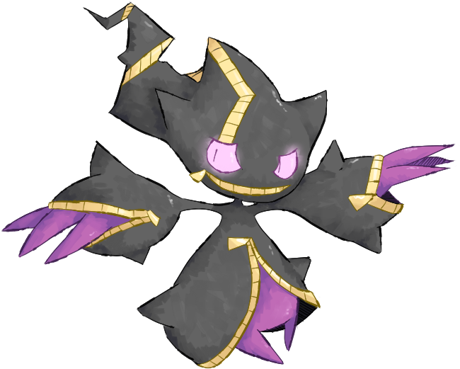 Png - Pokemon Mega Banette Png (663x539), Png Download