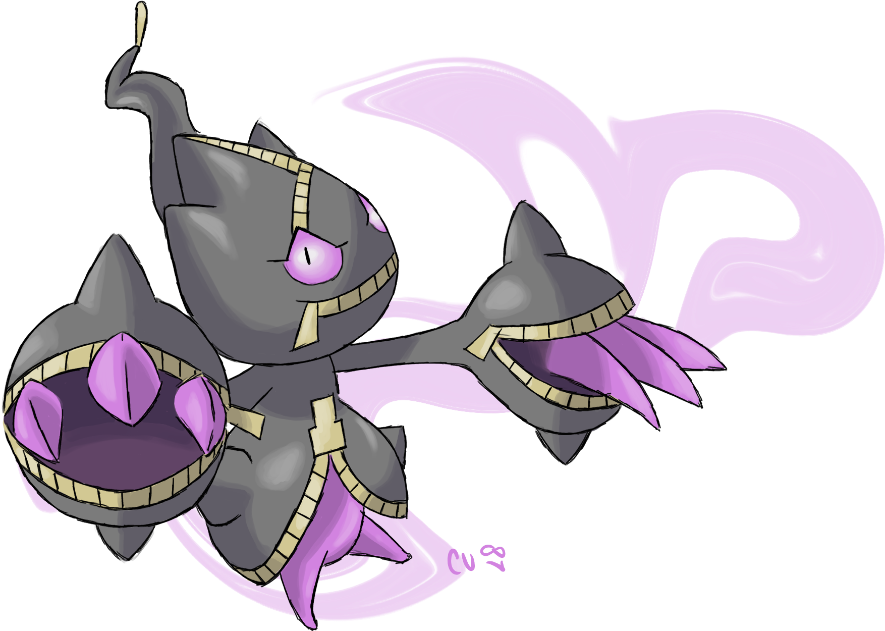 Statistics - Banette Y Mega Banette (1860x1404), Png Download