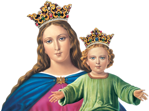 Virgen María - May 24 Feast Day Mary Help Of Christians (488x364), Png Download