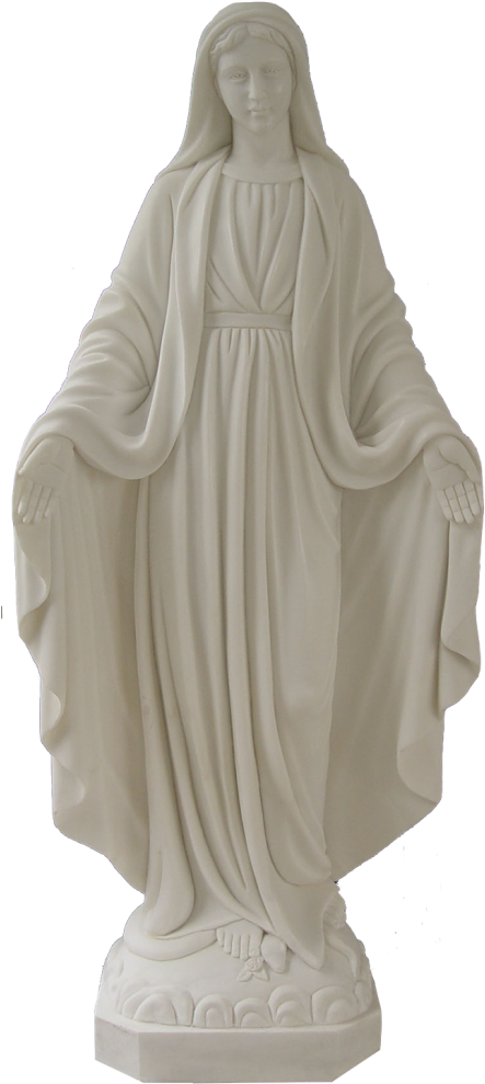 Escultura Estatua De La Virgen María - Estatua Virgen Maria Png (463x1030), Png Download