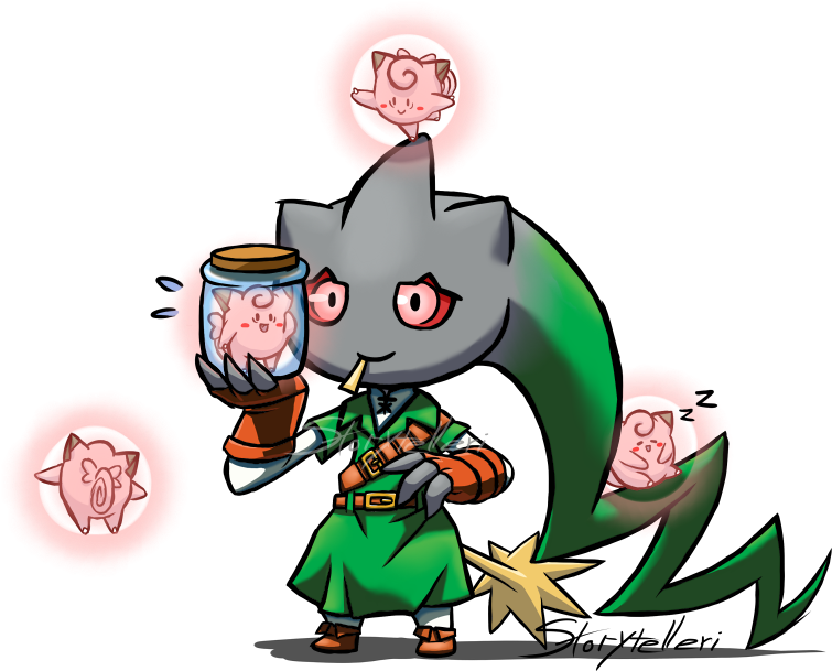 Information - Pokemon Zelda (1000x707), Png Download