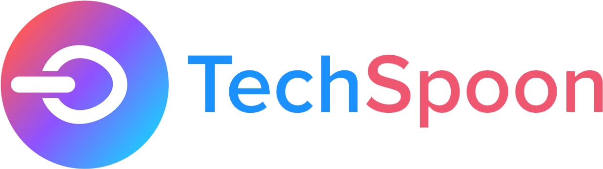 Techspoon Techspoon - Electric Blue (1261x352), Png Download