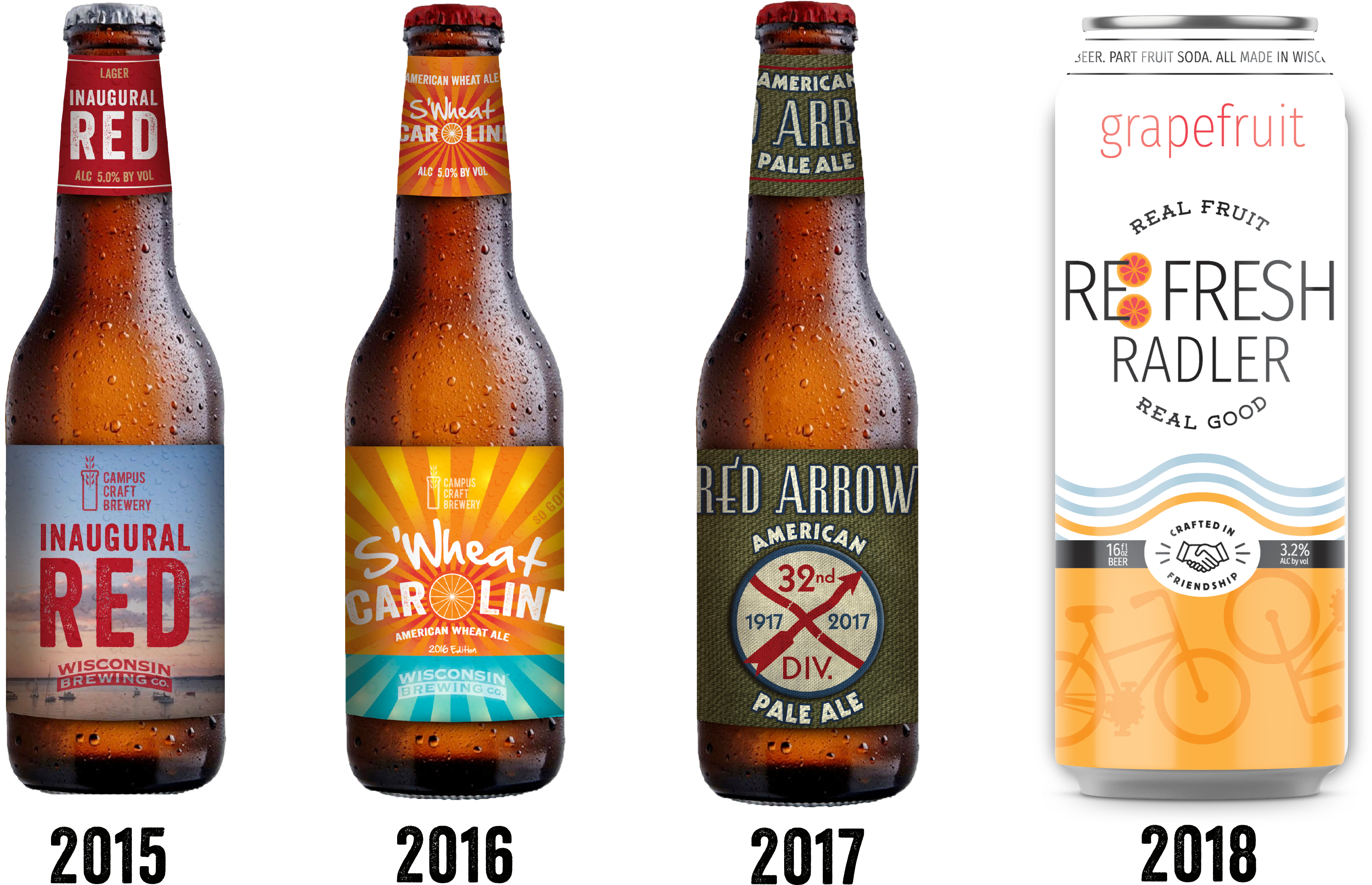 Fresh Radler, A Light And Juicy, Thirst Quenching Blend - Wisconsin Beer (3511x2100), Png Download