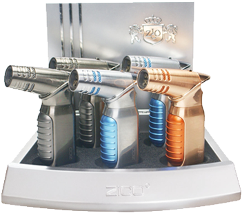 Zico Torch Lighters Zd-54 (4 Torch) - Lighter (357x357), Png Download