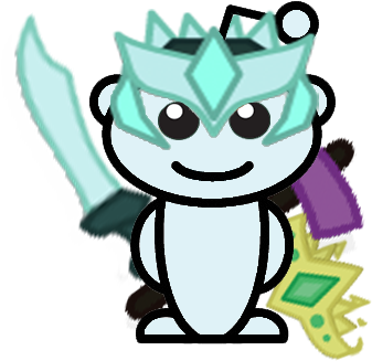 Io Reddit Alien - Starve Io New Dragon Sword (500x500), Png Download