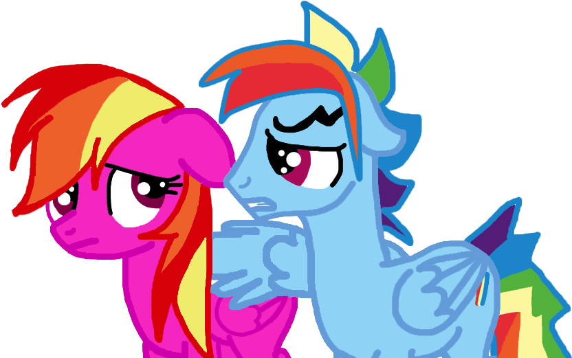 Rainbow Blitz And Feathermay My Feelings Won't Change - Feathermay And Rainbow Blitz (846x533), Png Download