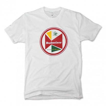 Budweiser Vintage Round Logo Tee - Saturday Night Live Stefon Shirts (415x415), Png Download