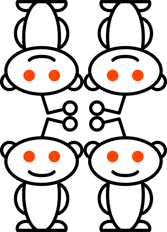 Reddit Alien (574x800), Png Download