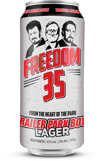 Try This Fucking Beer Or Be A Greasy Bastard - Freedom 35 Beer Trailer Park Boys (329x520), Png Download