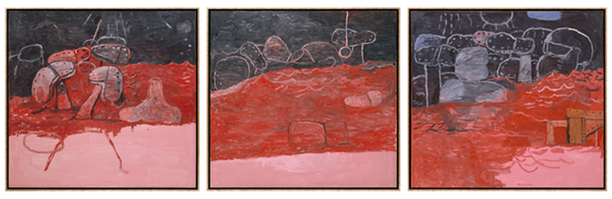 Philip Guston's Red Sea - Philip Guston The Poets (1200x630), Png Download