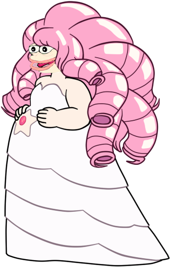 Tumblr Nmzi19t1bf1u7xma1o1 500 Steven Universe Rose - Pregnant Rose Quartz Steven Universe (450x575), Png Download