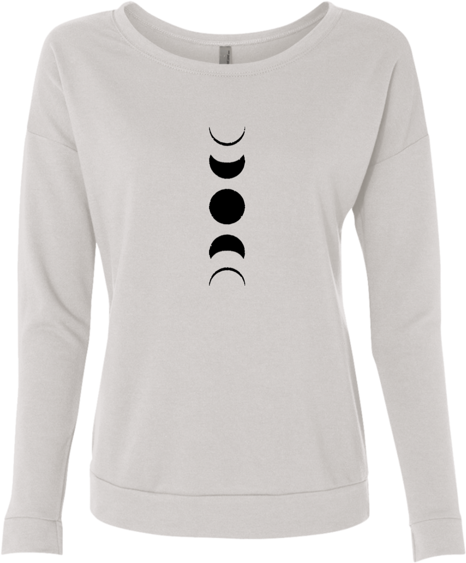 "moonsun Malibu Iv" Ladies' French Terry Scoop - Sweatshirt (1155x1155), Png Download